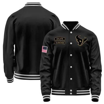 Men's Houston Texans Black Salute to Service Sideline Performance Jacket