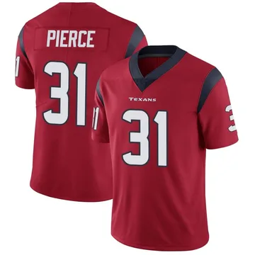 Men's Nike Houston Texans Dameon Pierce Red Alternate Vapor Untouchable Jersey - Limited