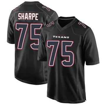 Men's Nike Houston Texans David Sharpe Black Fashion Jersey - Game