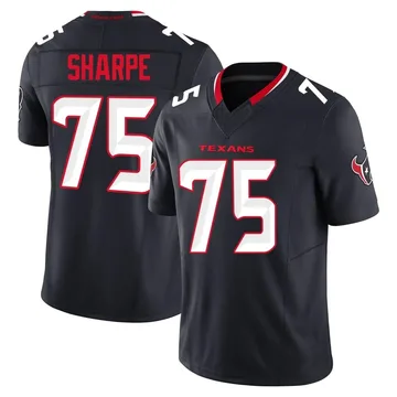 Men's Nike Houston Texans David Sharpe Navy Alternate Vapor F.U.S.E. Jersey - Limited