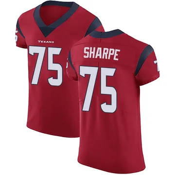 Men's Nike Houston Texans David Sharpe Red Alternate Vapor Untouchable Jersey - Elite