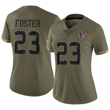 Arian Foster Name & Number Game Day V-Neck T-Shirt - Navy - Tshirtsedge