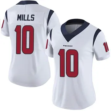 Men's Houston Texans Davis Mills Nike Navy Game Jersey