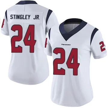 Men's Nike Derek Stingley Jr. White Houston Texans Vapor F.U.S.E. Limited Jersey Size: Medium