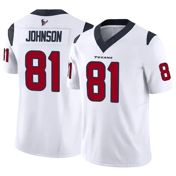 Andre Johnson Red Jersey with 10 Year Patch @ facebook.com/jerzeeshore1