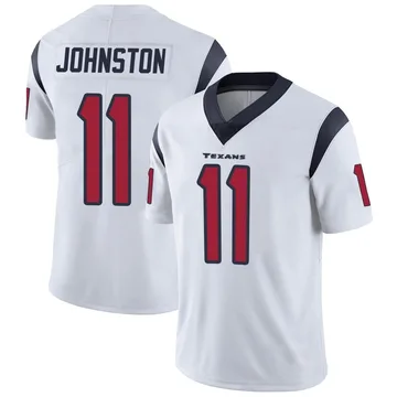 Cameron Johnston Men's Nike White Houston Texans Vapor Untouchable Custom Elite Jersey