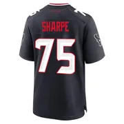 Youth Nike Houston Texans David Sharpe Navy Team Jersey - Game