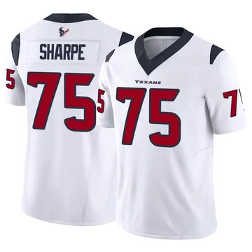 Youth Nike Houston Texans David Sharpe White Vapor F.U.S.E. Jersey - Limited