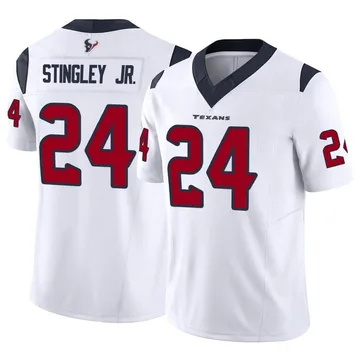 Men's Nike Derek Stingley Jr. White Houston Texans Vapor F.U.S.E. Limited Jersey Size: Medium