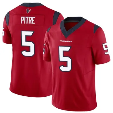 Youth Nike Houston Texans Jalen Pitre Red Vapor F.U.S.E. Jersey - Limited