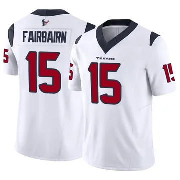 Ka'imi Fairbairn Men's Nike White Houston Texans Custom Game Jersey