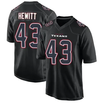 Youth Nike Houston Texans Neville Hewitt Black Fashion Jersey - Game