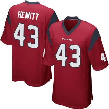 Youth Nike Houston Texans Neville Hewitt Red Alternate Jersey - Game