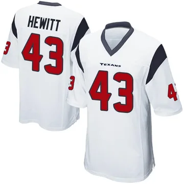 Youth Nike Houston Texans Neville Hewitt White Jersey - Game