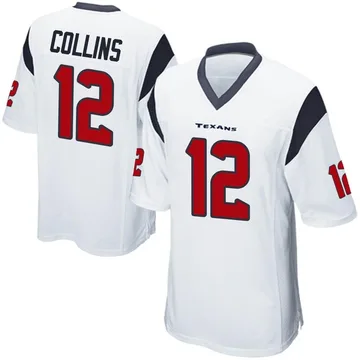 Men's Nike Nico Collins Navy Houston Texans Game Jersey