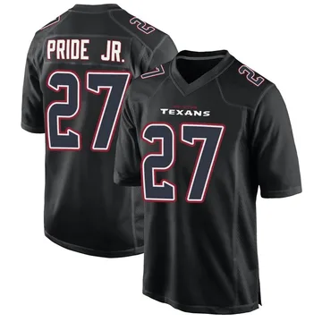 Youth Nike Houston Texans Troy Pride Jr. Black Fashion Jersey - Game