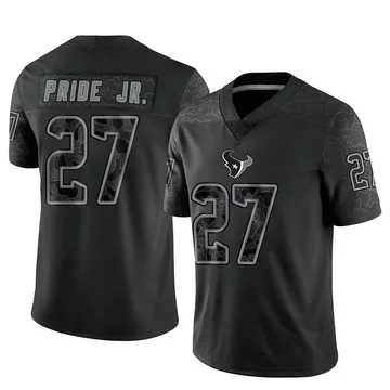 Youth Nike Houston Texans Troy Pride Jr. Black Reflective Jersey - Limited