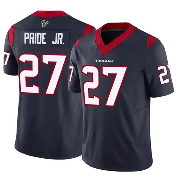 Youth Nike Houston Texans Troy Pride Jr. Navy Vapor F.U.S.E. Jersey - Limited