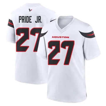 Youth Nike Houston Texans Troy Pride Jr. White Jersey - Game