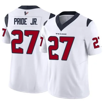 Youth Nike Houston Texans Troy Pride Jr. White Vapor F.U.S.E. Jersey - Limited