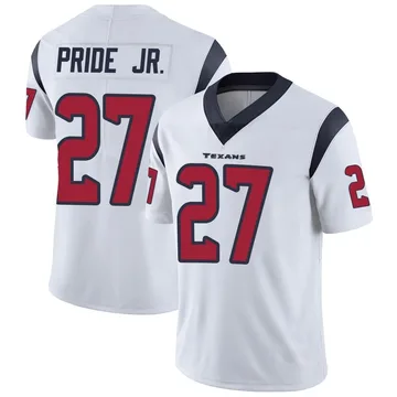 Youth Nike Houston Texans Troy Pride Jr. White Vapor Untouchable Jersey - Limited