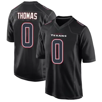 Youth Nike Houston Texans Zach Thomas Black Fashion Jersey - Game