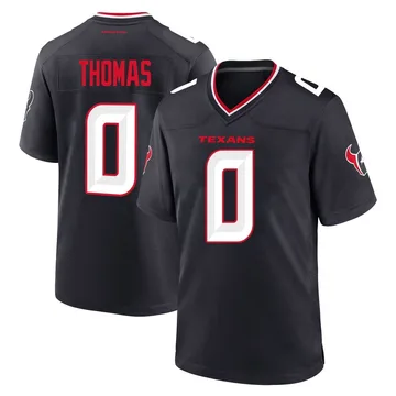 Youth Nike Houston Texans Zach Thomas Navy Team Jersey - Game