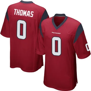 Youth Nike Houston Texans Zach Thomas Red Alternate Jersey - Game